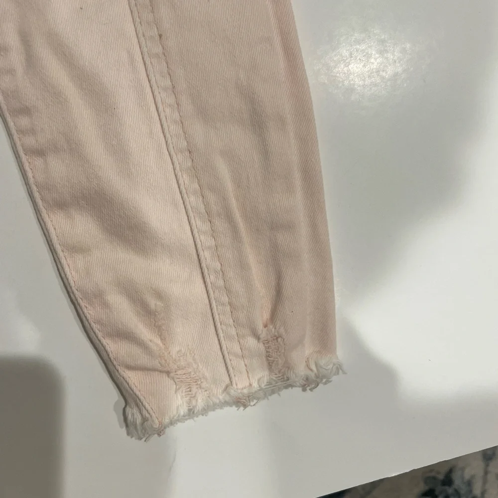Pink girls skinny jeans-7 For All Mankind - Picture 7 of 7